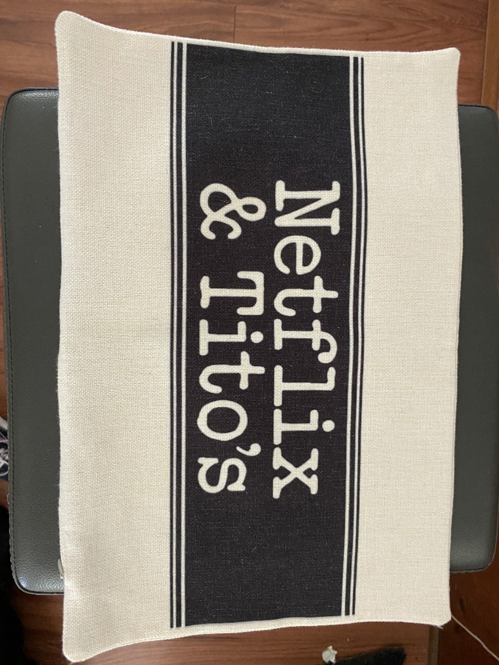 Pillow Cover | Netflix & Titos | 17" X 11"
